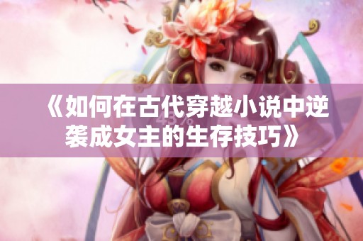 《如何在古代穿越小说中逆袭成女主的生存技巧》