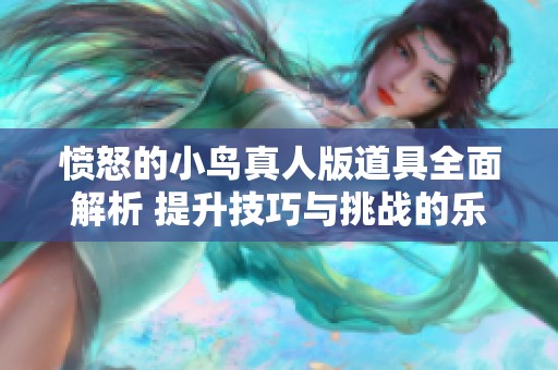 愤怒的小鸟真人版道具全面解析 提升技巧与挑战的乐趣
