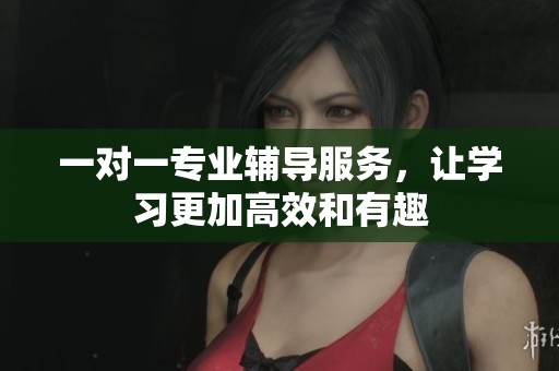 一对一专业辅导服务，让学习更加高效和有趣