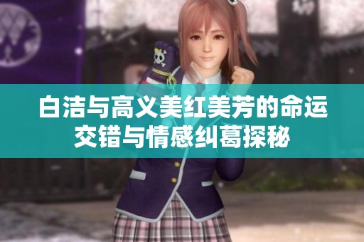 白洁与高义美红美芳的命运交错与情感纠葛探秘