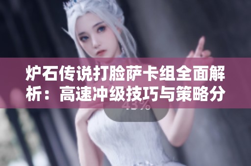 炉石传说打脸萨卡组全面解析：高速冲级技巧与策略分享