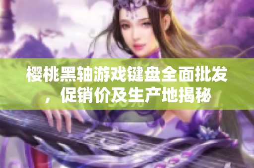 樱桃黑轴游戏键盘全面批发，促销价及生产地揭秘