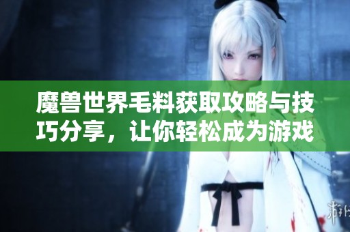 魔兽世界毛料获取攻略与技巧分享，让你轻松成为游戏高手