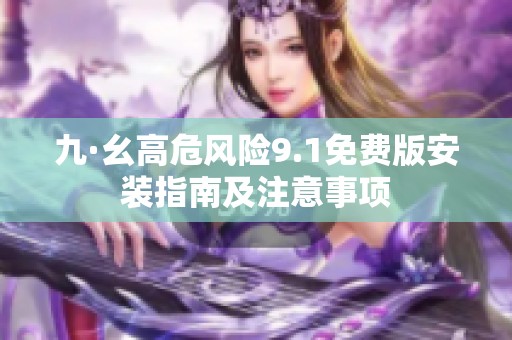 九·幺高危风险9.1免费版安装指南及注意事项