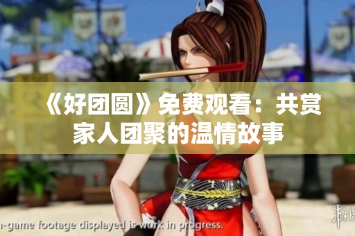 《好团圆》免费观看：共赏家人团聚的温情故事