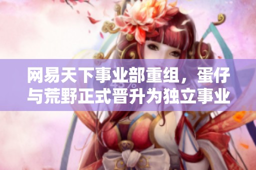 网易天下事业部重组，蛋仔与荒野正式晋升为独立事业部