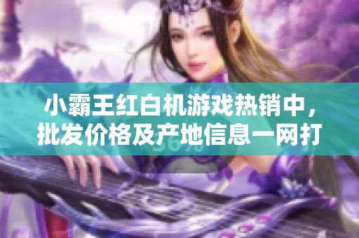 小霸王红白机游戏热销中，批发价格及产地信息一网打尽，赶紧来了解！