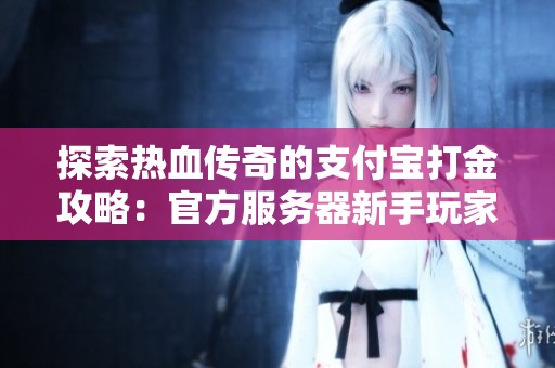 探索热血传奇的支付宝打金攻略：官方服务器新手玩家必看技巧与建议