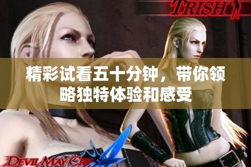精彩试看五十分钟，带你领略独特体验和感受