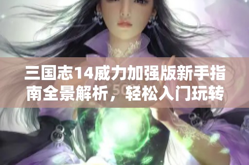 三国志14威力加强版新手指南全景解析，轻松入门玩转游戏策略